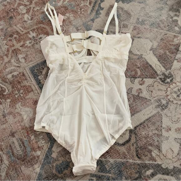 We are HAH x Free People Under the Wire Bodysuit Size Medium New - Picture 9 of 12